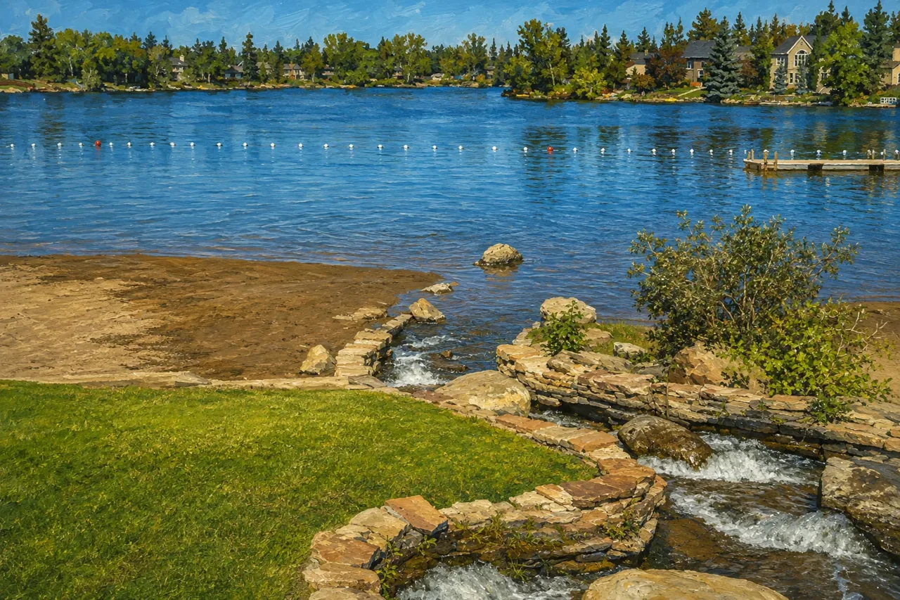 Editorial illustration of Lake Bonavista; not a membership boundary map